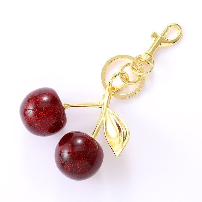Cherry Charm Keyring
