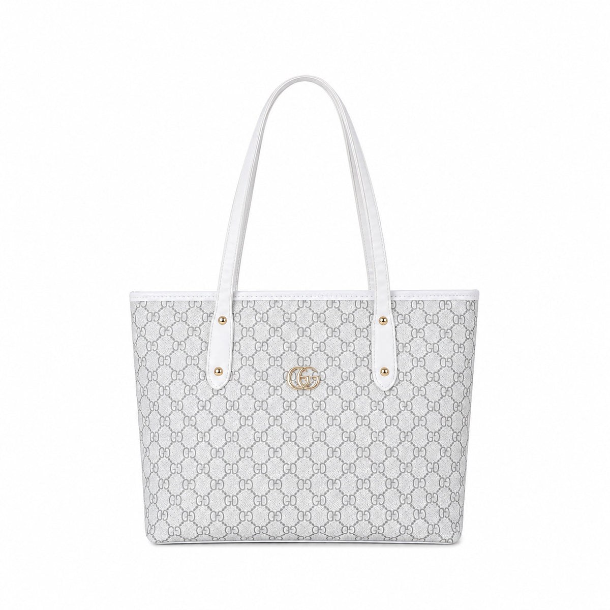 Classic Structured Logo Tote Bag