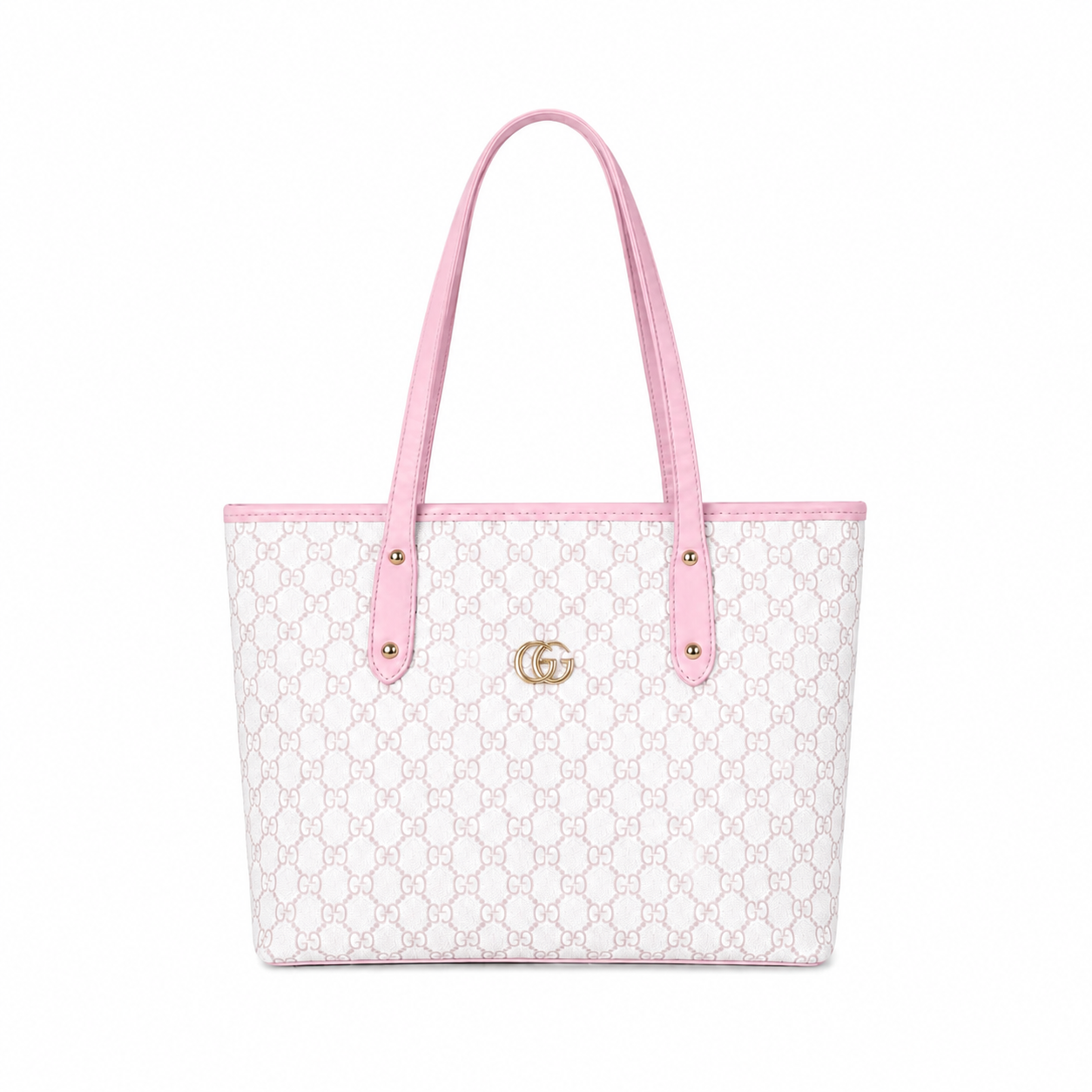 Classic Structured Logo Tote Bag
