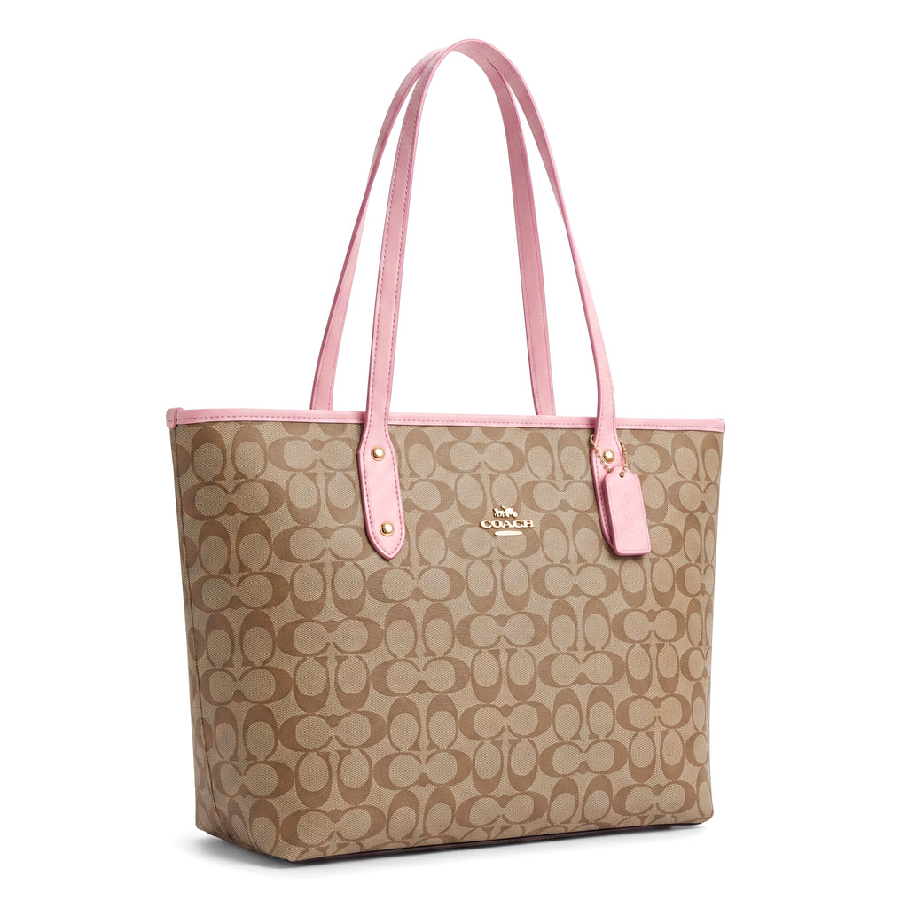 Classic Structured Logo Tote Bag
