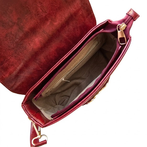Aria Horsebit Shoulder Bag