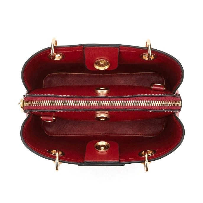 Striped Tote Handbag