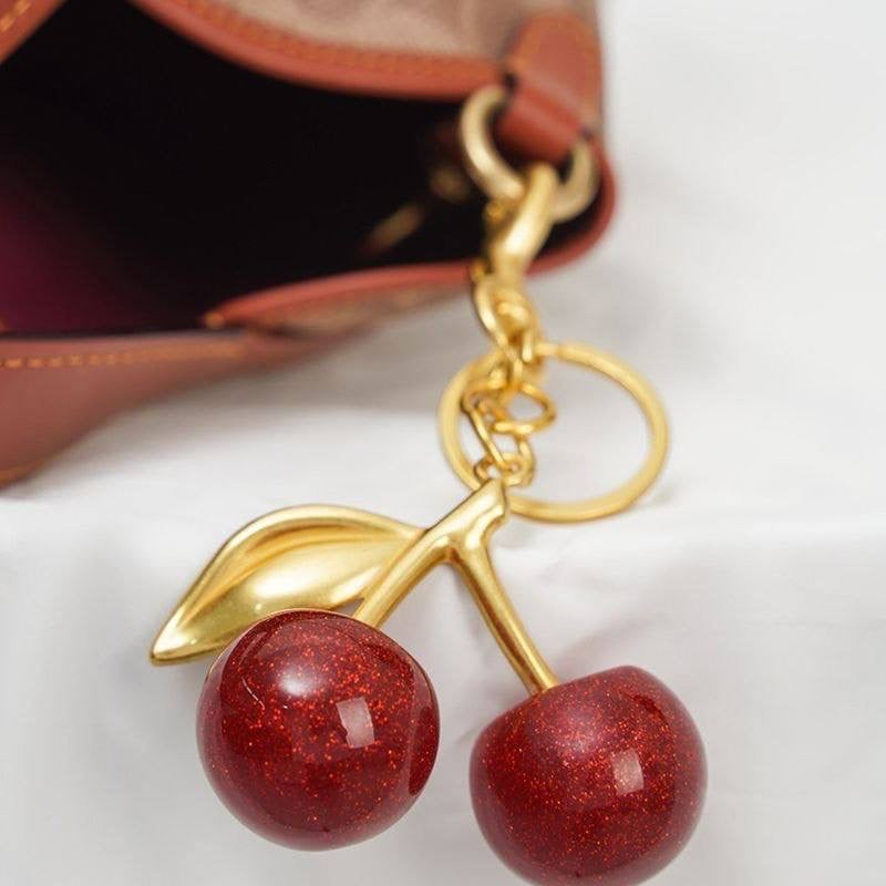 Cherry Charm Keyring