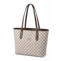 Classic Structured Logo Tote Bag