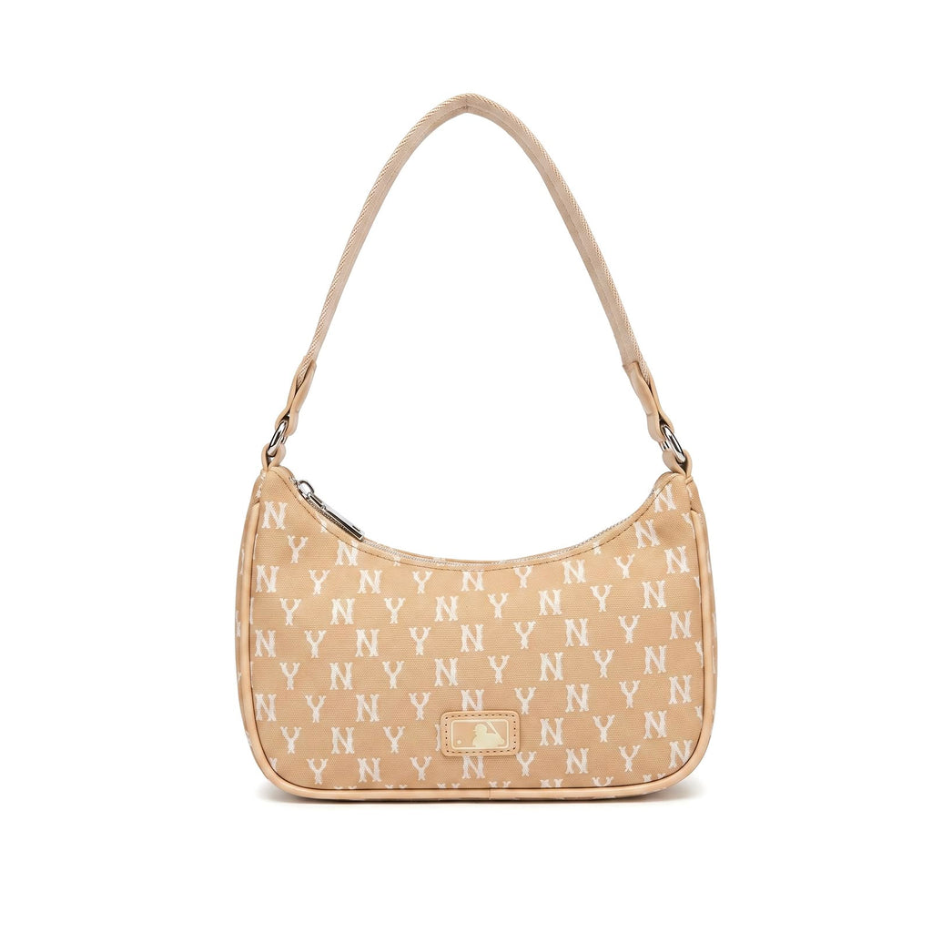 NY Monogram Jacquard Shoulder Bag