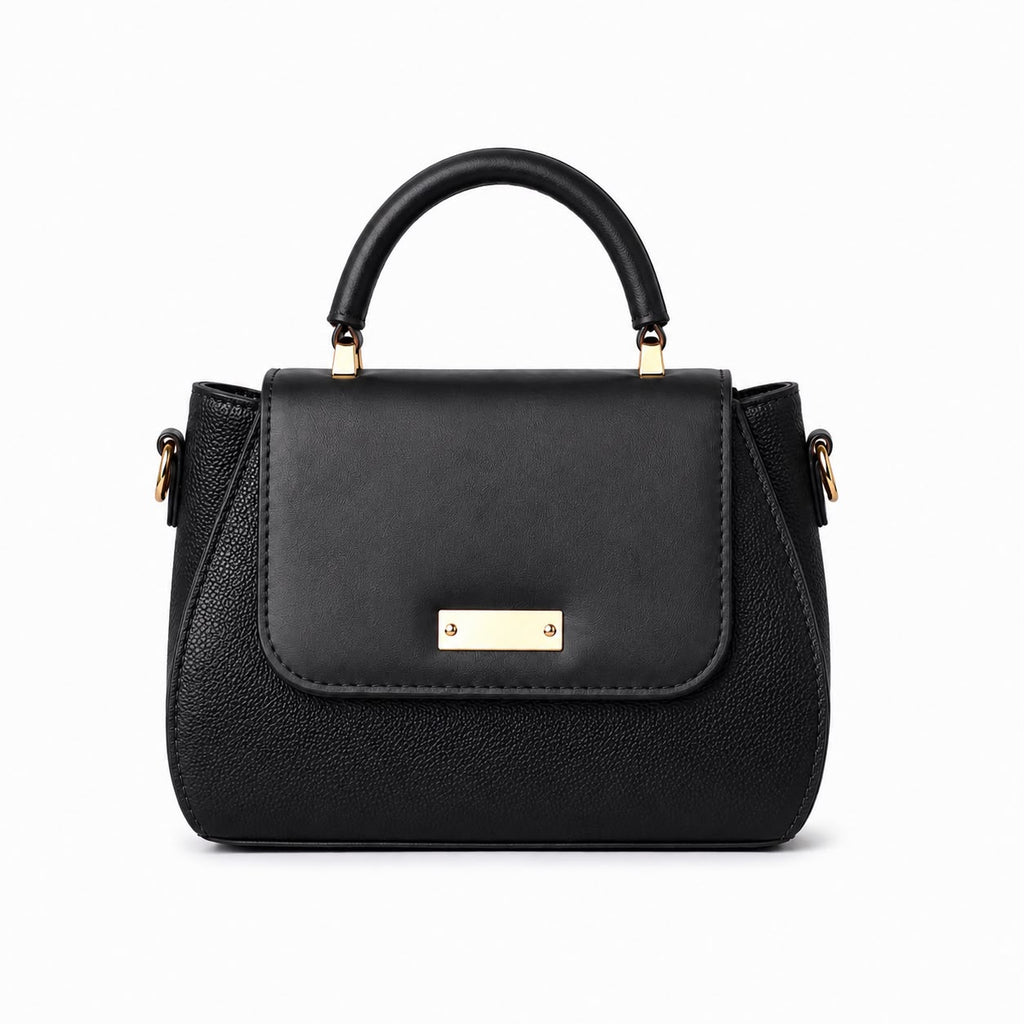 Structured Top-Handle Crossbody Bag