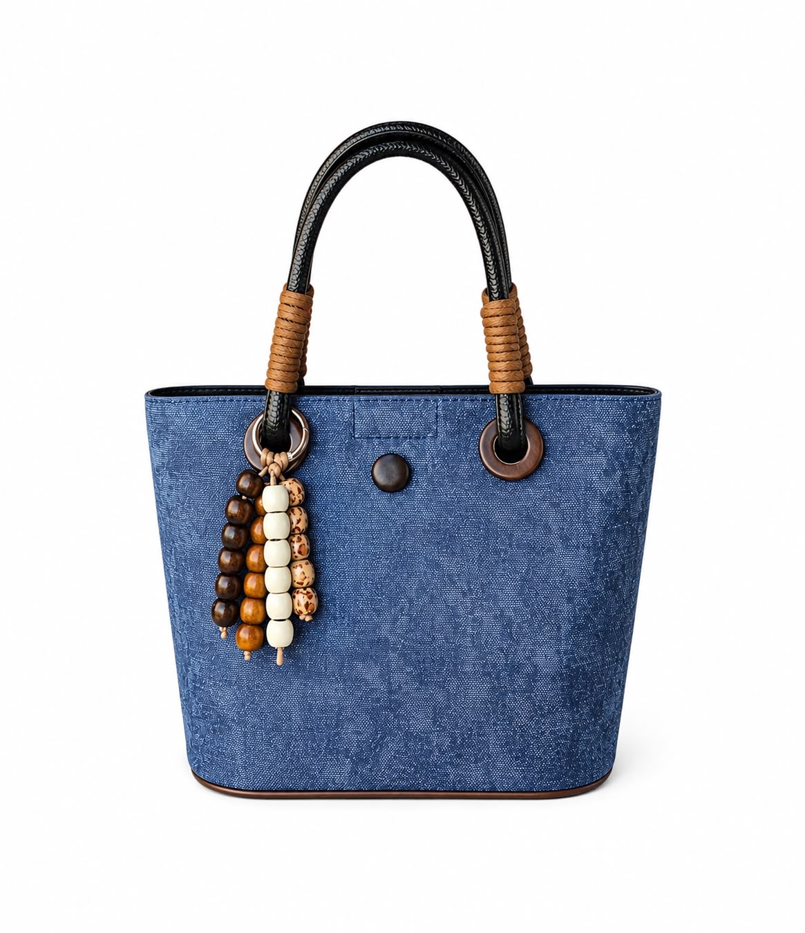 Woven Structured Tote Bag