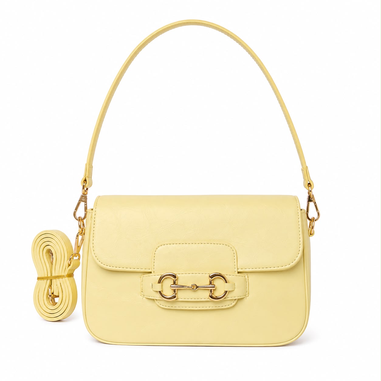Aria Horsebit Shoulder Bag