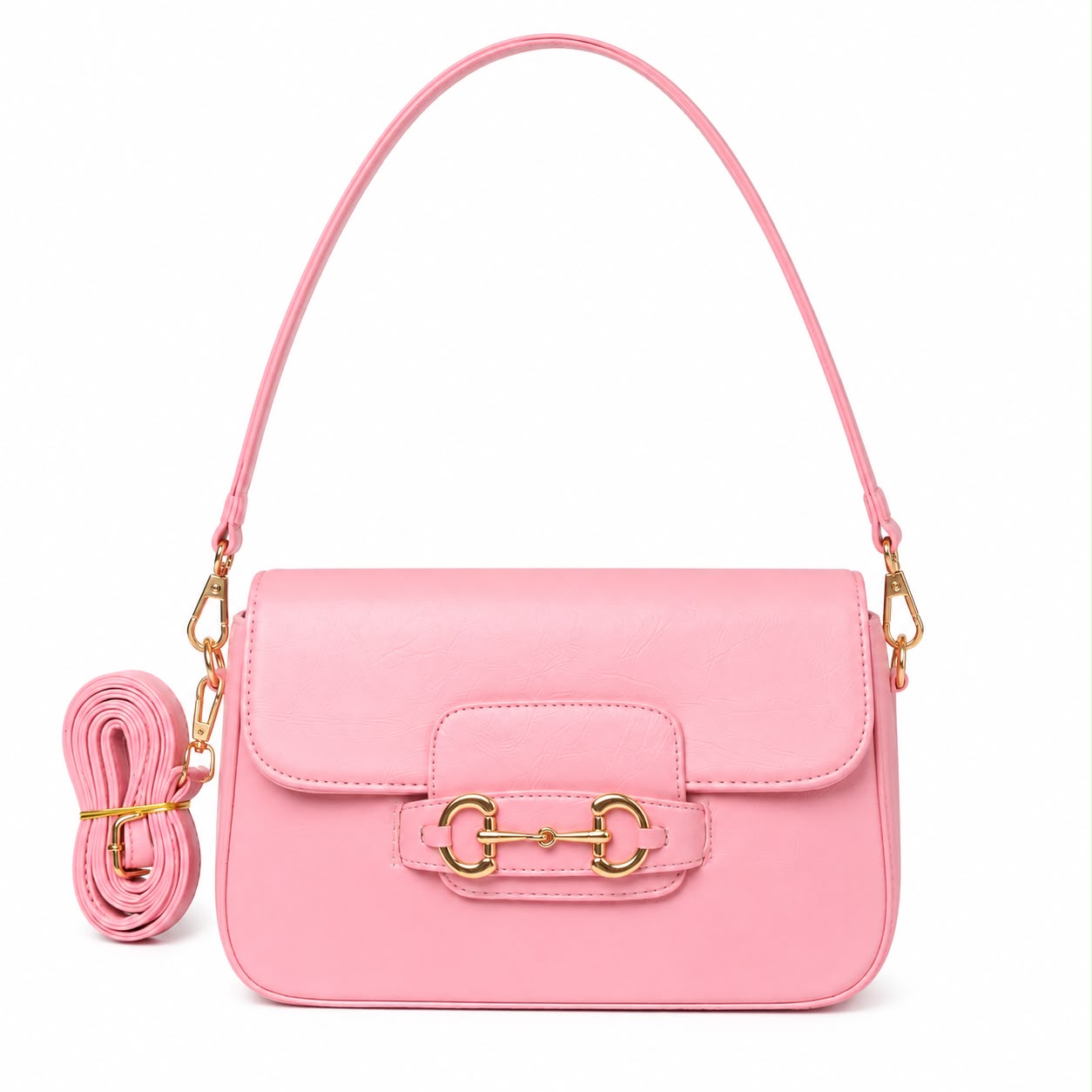 Aria Horsebit Shoulder Bag