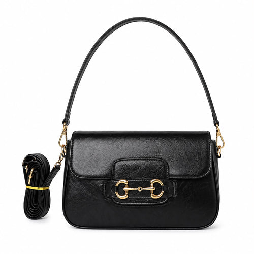 Aria Horsebit Shoulder Bag