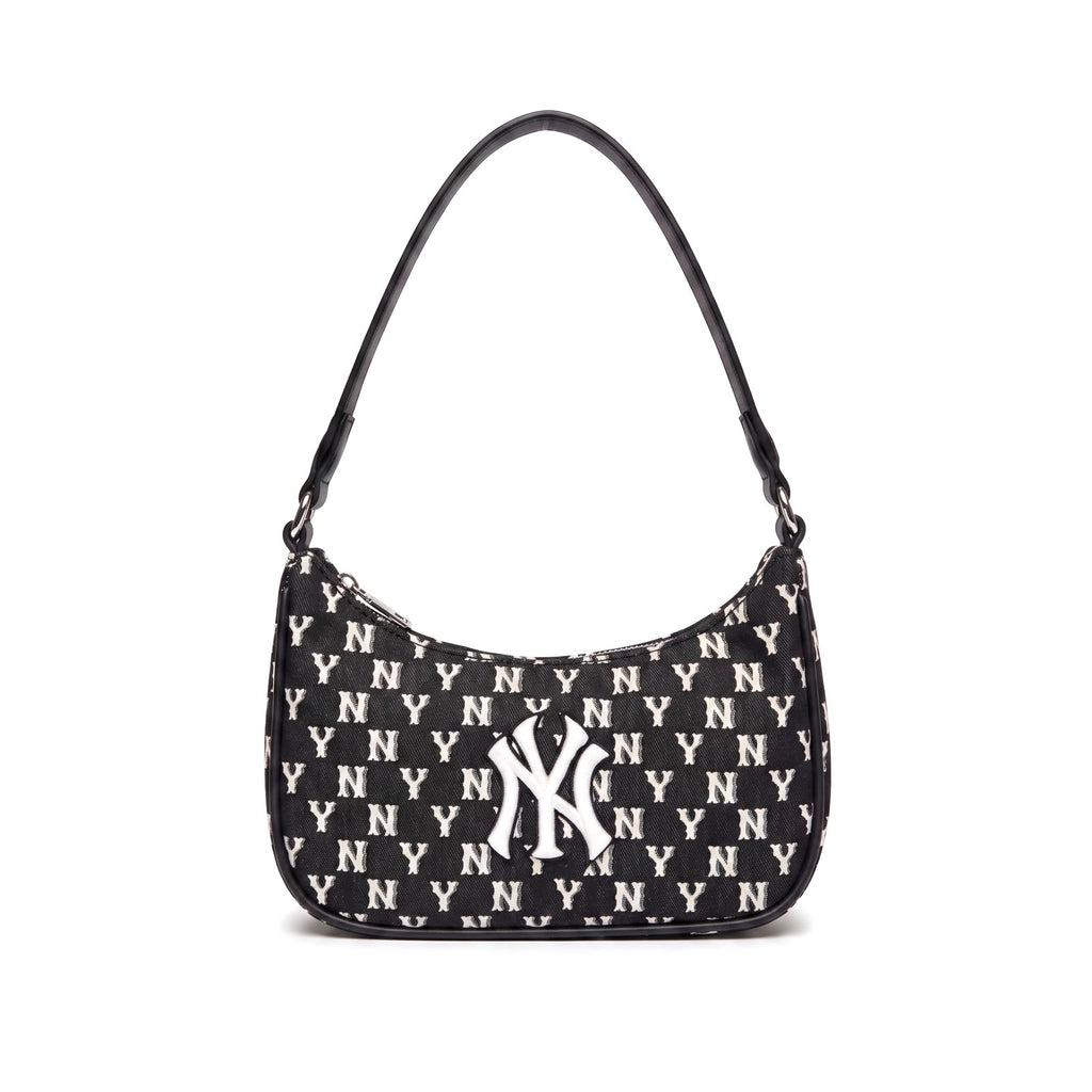 NY Monogram Jacquard Shoulder Bag