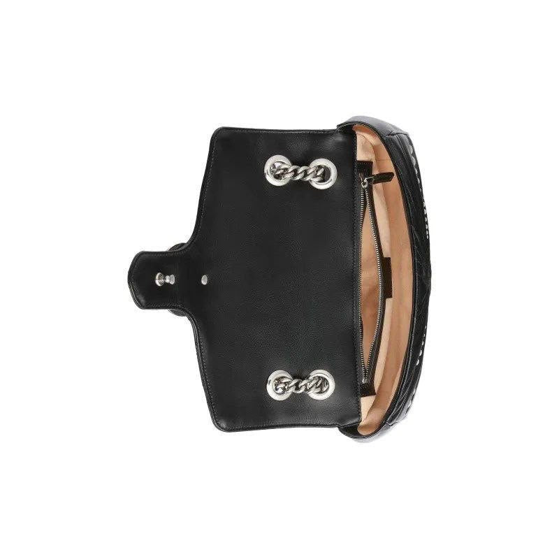Studded Swirl-Quilted Leather Shoulder/ Cross Bag